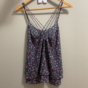 Simons tank top flowy flowers